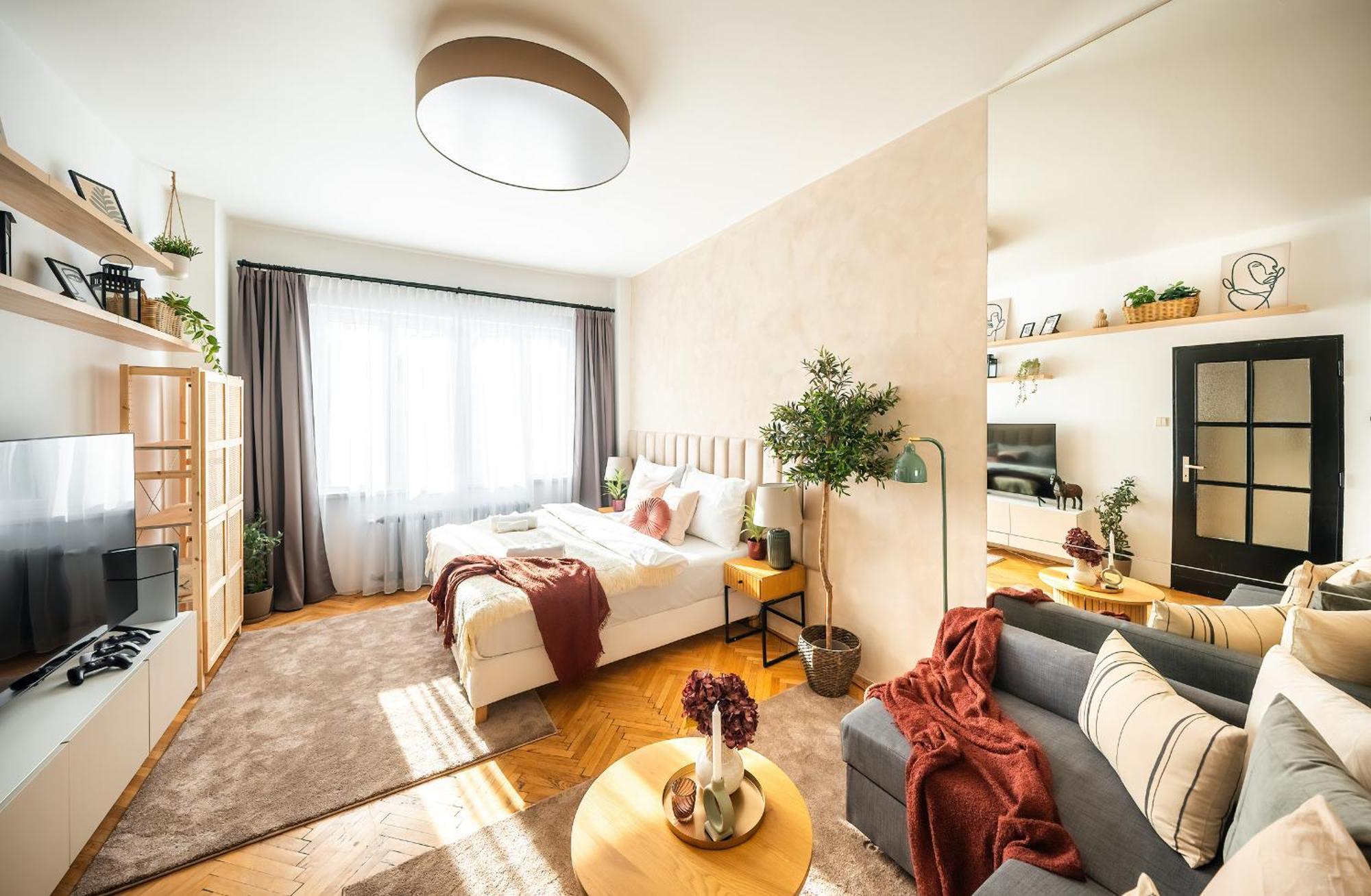 2Br 1,5Bath Chic City Suite Near Wenceslas Square ปราก ภายนอก รูปภาพ