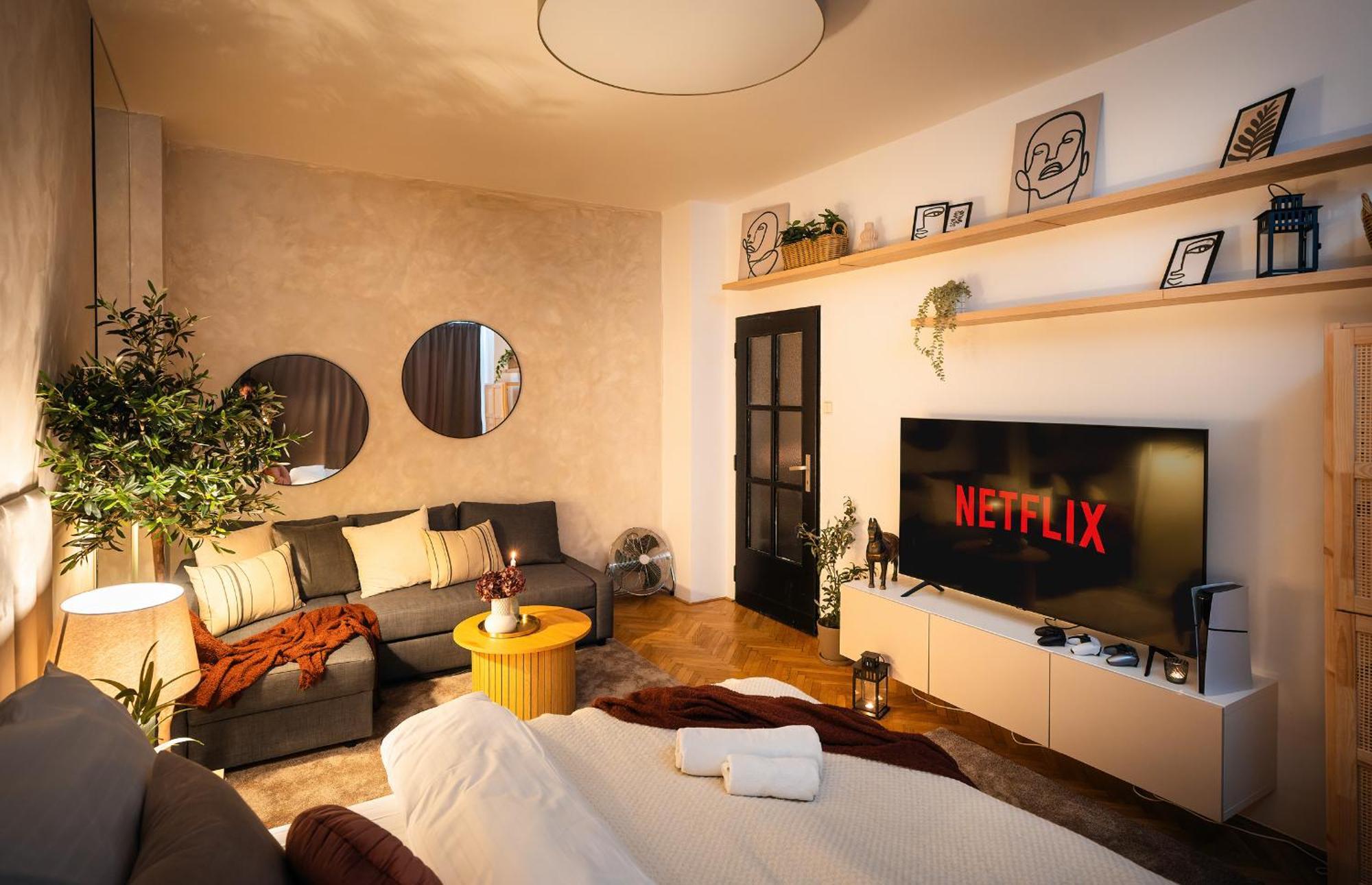2Br 1,5Bath Chic City Suite Near Wenceslas Square ปราก ภายนอก รูปภาพ
