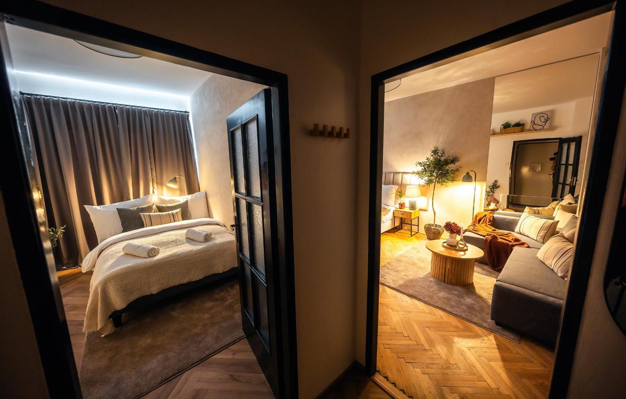 2Br 1,5Bath Chic City Suite Near Wenceslas Square ปราก ภายนอก รูปภาพ